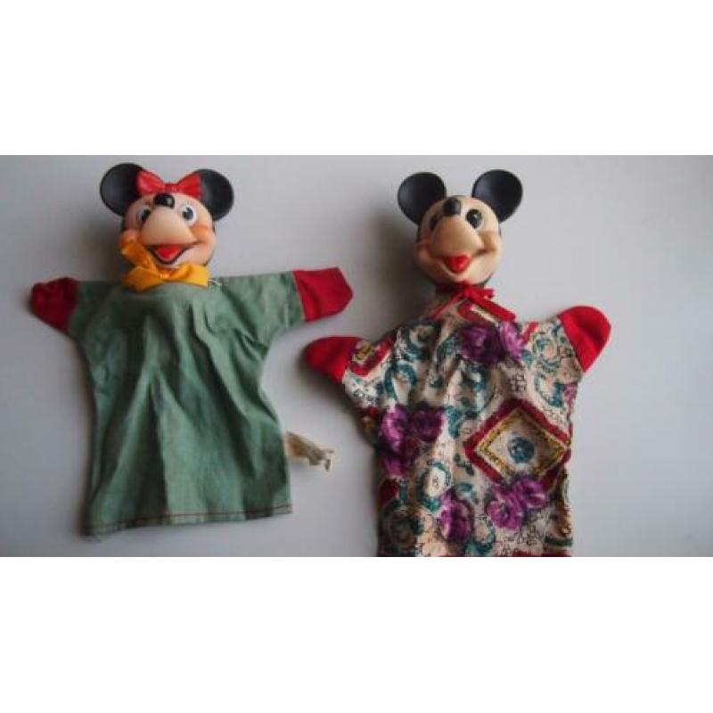 jaren40 walt disney SEMCO 2 hand pop MINNIE & MICKEY MOUSE