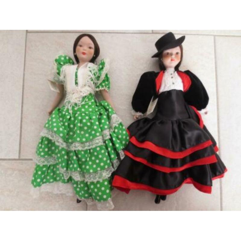 Twee Spaanse Flamenco danseressen; Fanas Arteanos