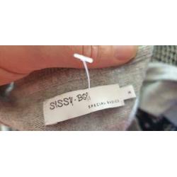 ZGAN prachtige grijze SISSY BOY vestje M 38/40, vest grijs