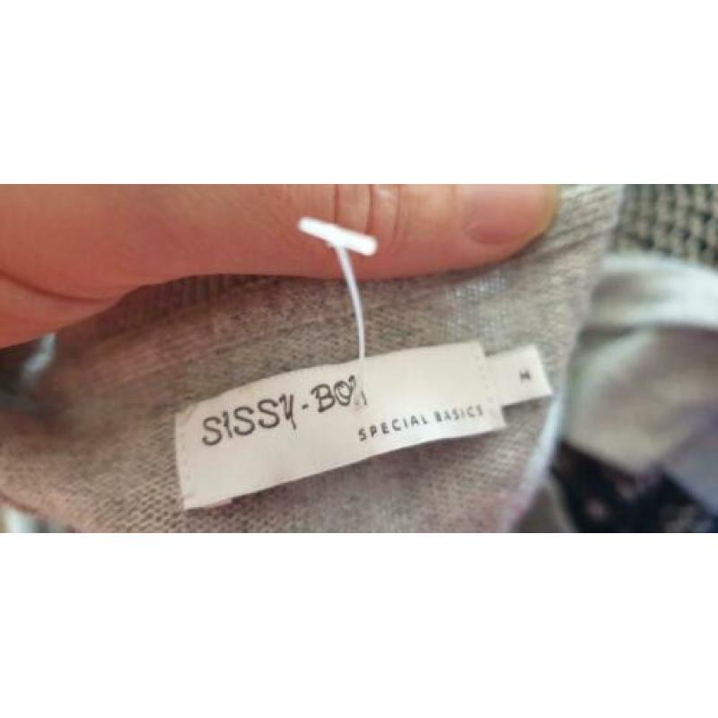 ZGAN prachtige grijze SISSY BOY vestje M 38/40, vest grijs