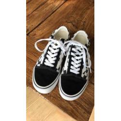 Vans Old Skool Checkerboard Platform maat 37