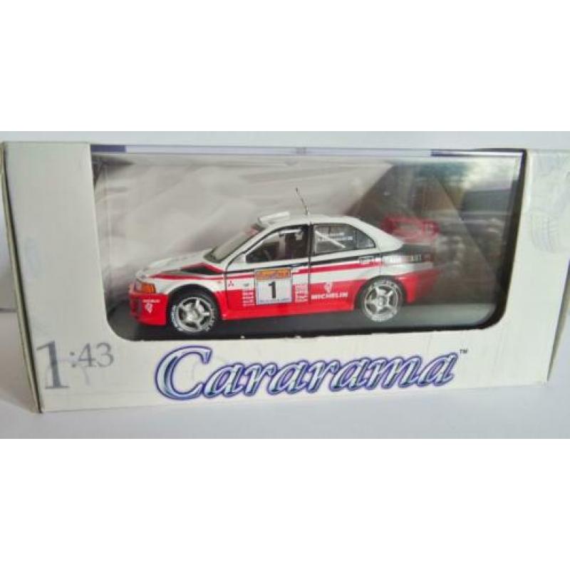Cararama Mitsubishi Lancer Evolution V1 WRC 1/43 Rally Car