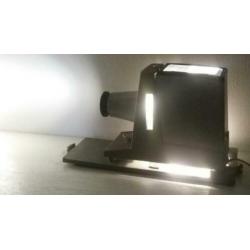 Werkende vintage retro dia projector
