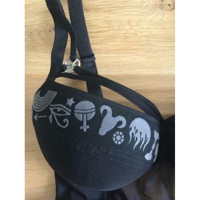 Mooie zwarte string body MARLIES DEKKERS 75C - Nieuw