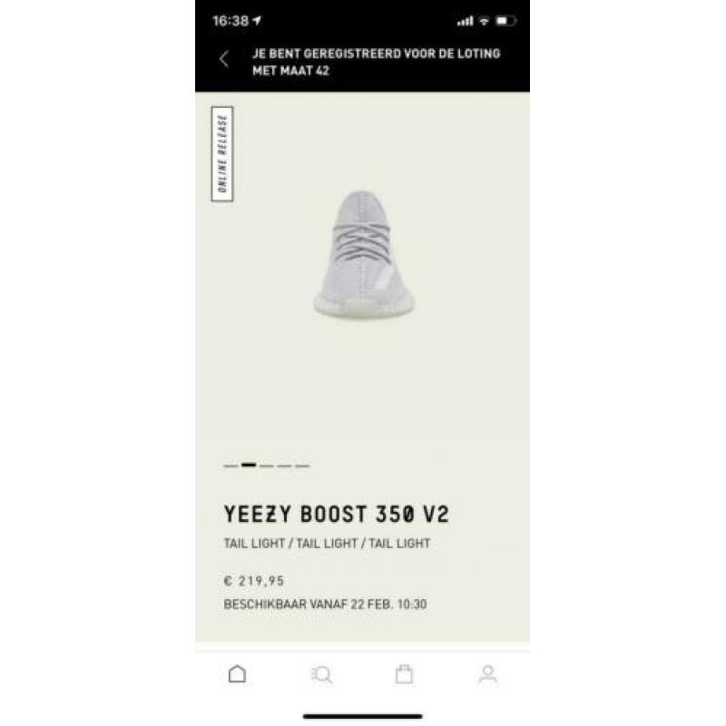 42 Yeezy boost 350 v2 tail light 42