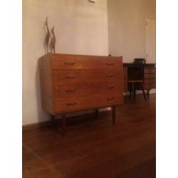 Vintage ladekastje kastje dressoir