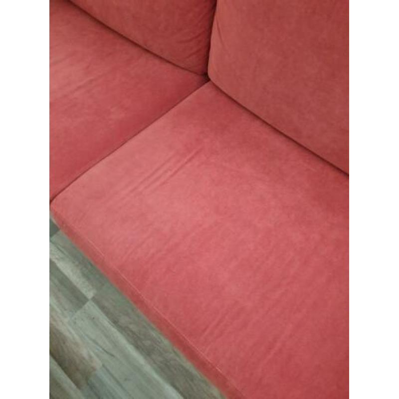 2/3 zitsbank koraalrood