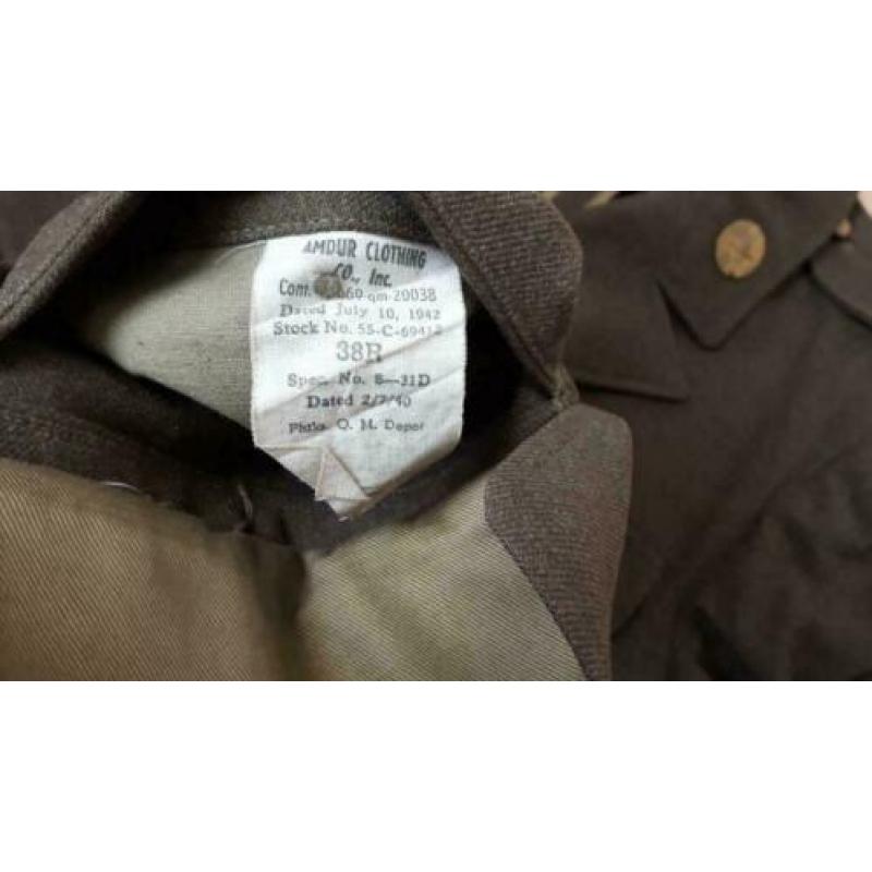 WW2 US Class A jas, Army Air Force patch 39R '40