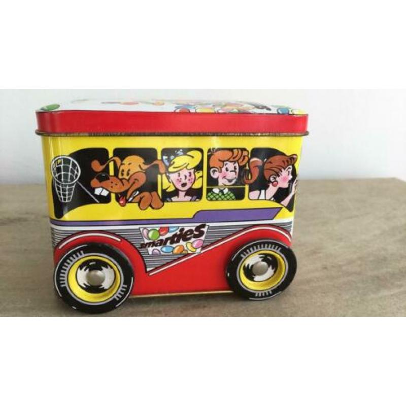 Vintage Retro SMARTIES blikken bus