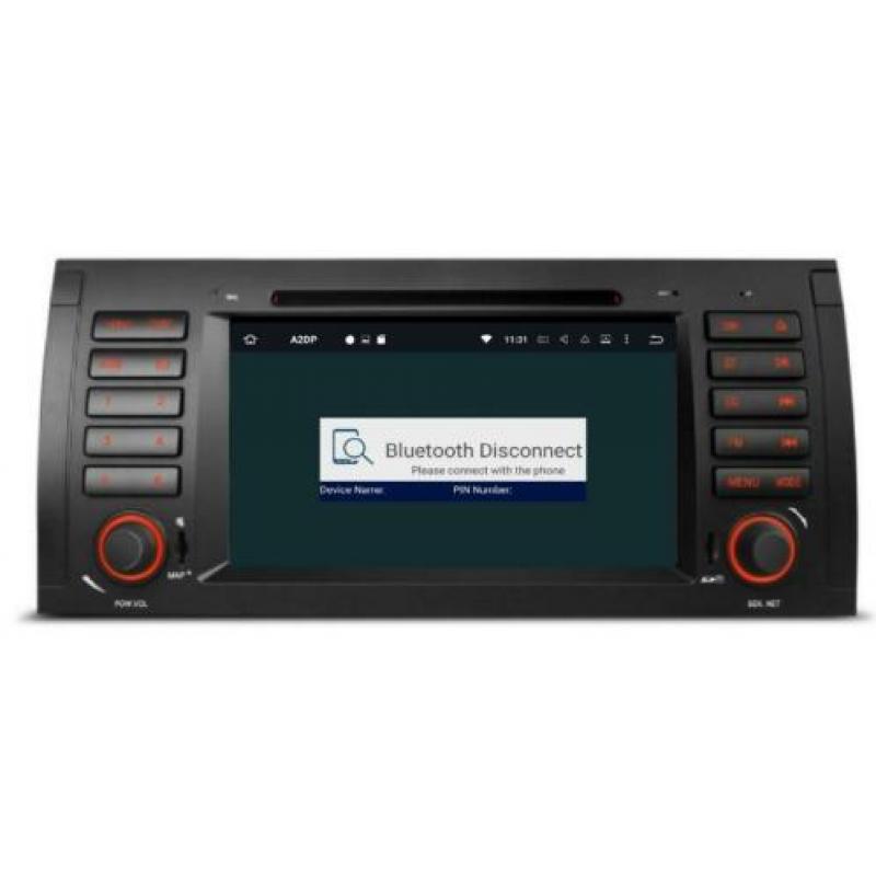 Navigatie BMW E39 bouwjaar 1996 dvd carkit android 9 usb