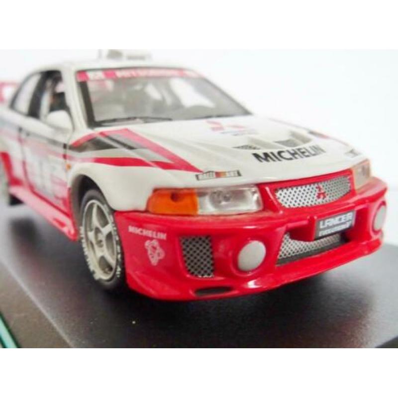 Cararama Mitsubishi Lancer Evolution V1 WRC 1/43 Rally Car