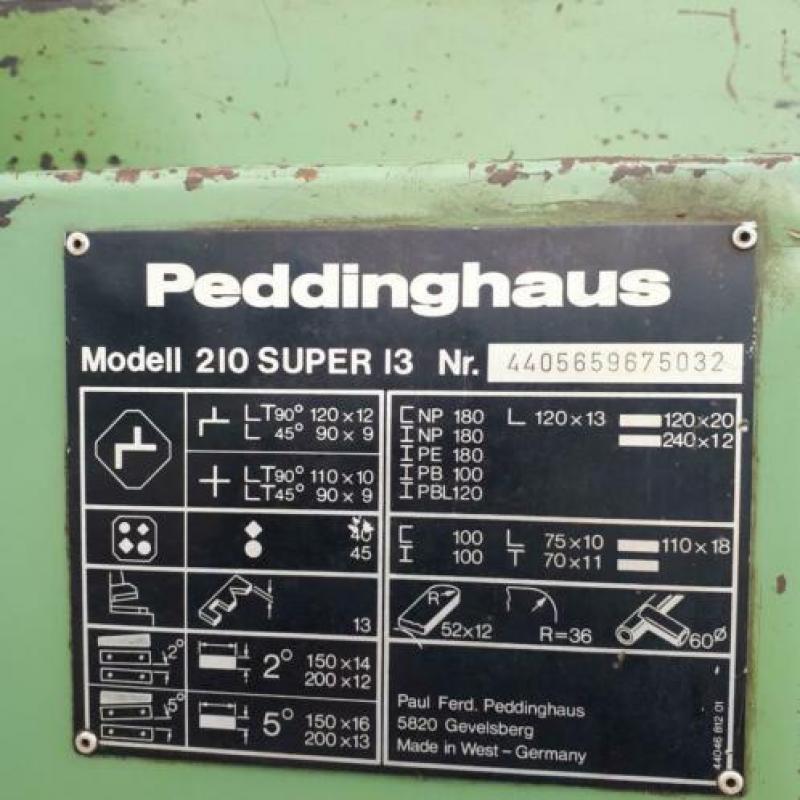 Ponsknip machine Peddinghaus,super 13 - 82385