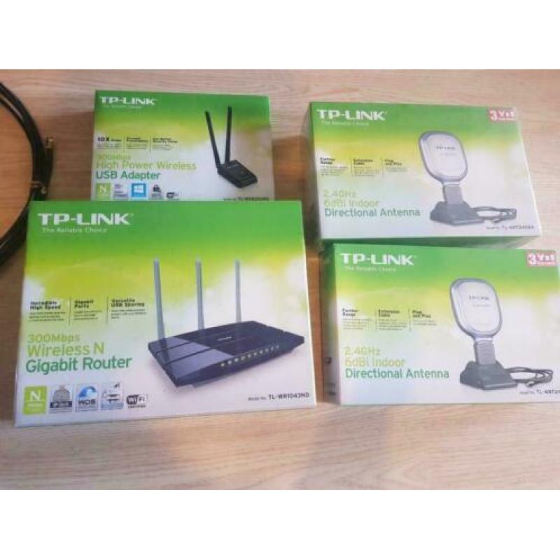 TP-link wireless gigabit lange afstands router set