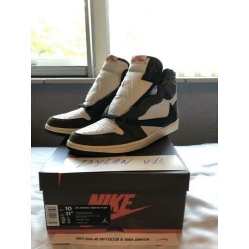Travis Scott air jordan 1 us10