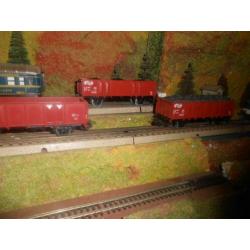 Marklin 4639 4x Hoogboord wagons van de NS met kolen