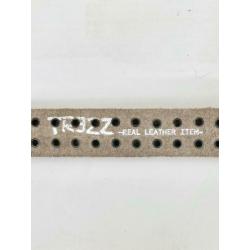 Trezz echt leren riem taupe, maat 85 - NP 39,95 - wyp