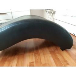 Leren relax lounge ligstoel