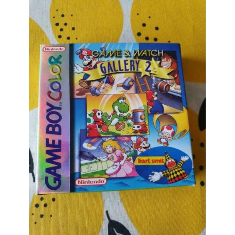 Nintendo GameBoy color cib Game & Watch Gallery 2