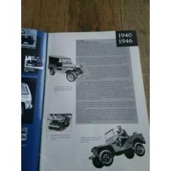 Jeep folder over de geschiedenis van 1940-1991