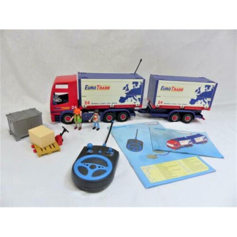 C 2 vrachtwagen aanhanger en RC bediening 4323 en 4320