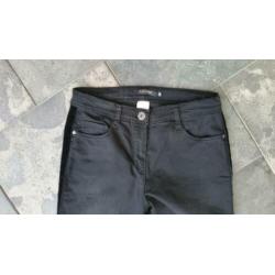 Dream star – zwarte stretch broek maat 38 zwart fluweelachti