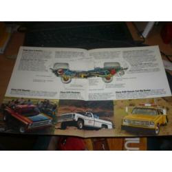 USA Folder CHEVY PICKUPS modellen 1979