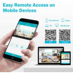 Beveiligingscamera POE IP ONVIF H265+ 8MP 4K 5MP camera's
