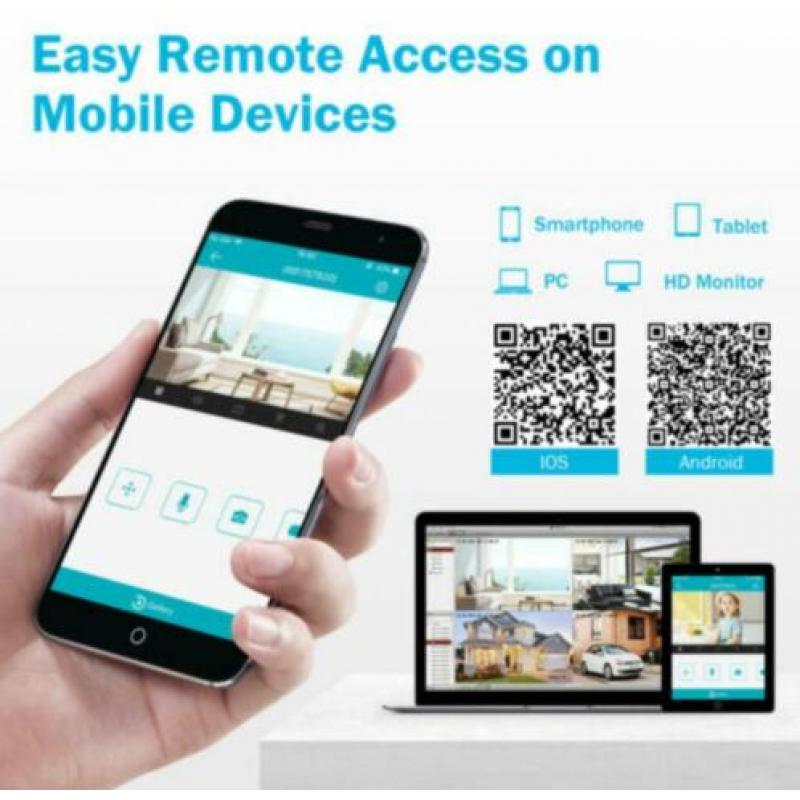 Beveiligingscamera POE IP ONVIF H265+ 8MP 4K 5MP camera's