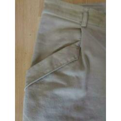 Strenesse mooie beige broek 7/8 model mt 36 ZGAN