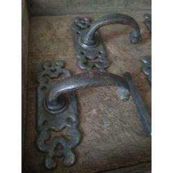 2x Set mooie oude deurklink klink deurgreep *Etage3*