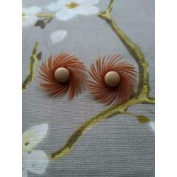 Vintage clip oorbellen