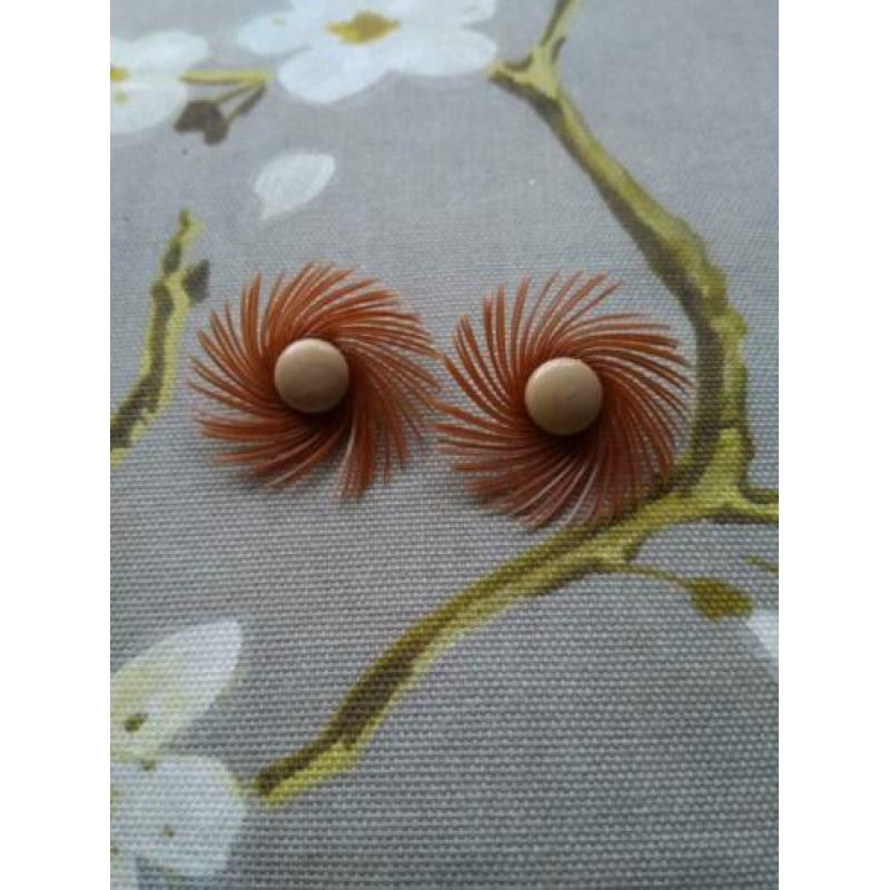 Vintage clip oorbellen