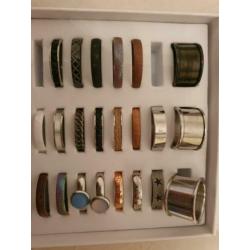 Complete ixxxi set; basis ringen 2x 19 1x 18,5 en vulring 19