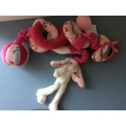 Little Dutch boxspiraal en rammelaar roze