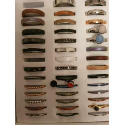 Complete ixxxi set; basis ringen 2x 19 1x 18,5 en vulring 19
