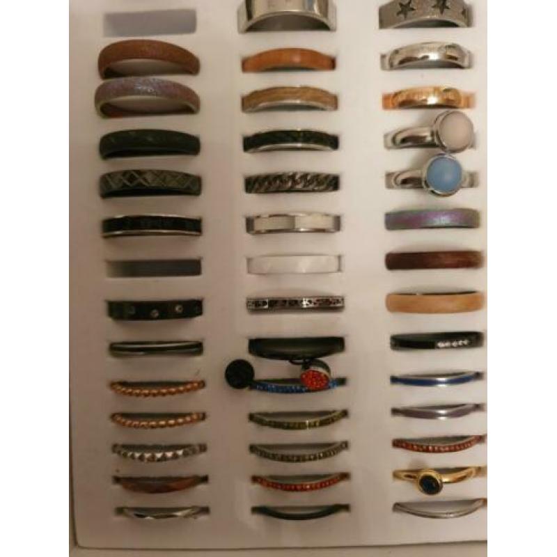Complete ixxxi set; basis ringen 2x 19 1x 18,5 en vulring 19