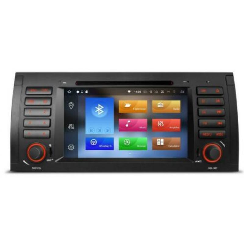 Navigatie BMW E39 bouwjaar 1996 dvd carkit android 9 usb