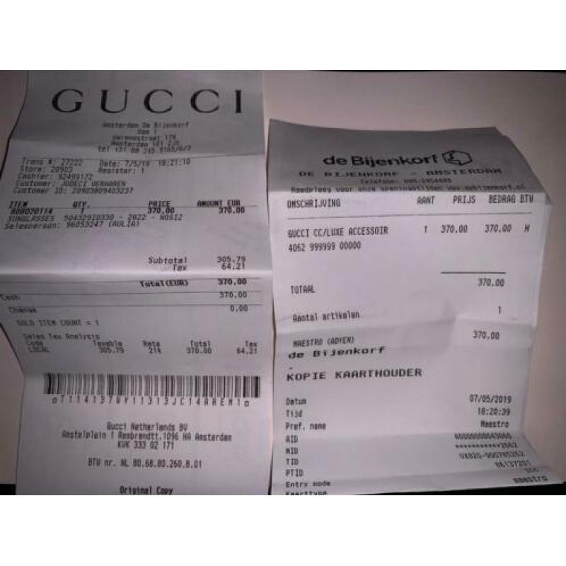 Gucci square-frame metal zonnebril