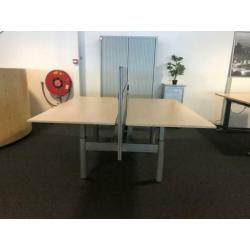 Duo bureau Gispen slinger verstelbaar met akoestische wand!