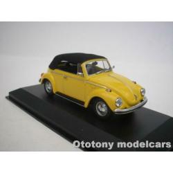 Vw Volkswagen 1302 Cabriolet 1970 Geel 1/43 Maxichamps