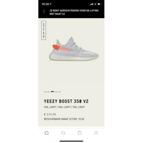 42 Yeezy boost 350 v2 tail light 42