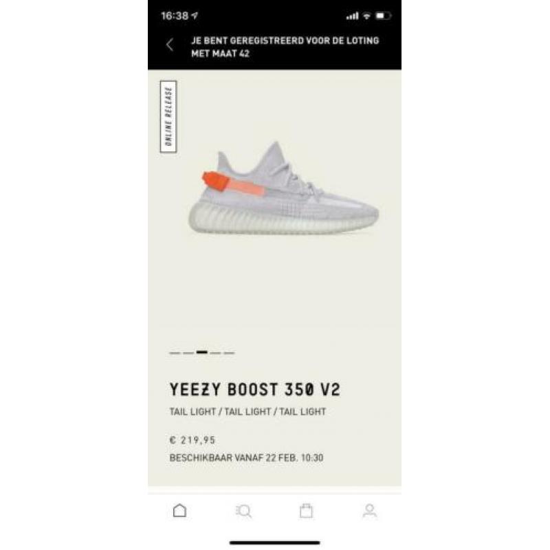 42 Yeezy boost 350 v2 tail light 42