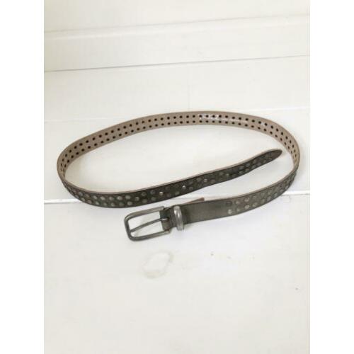 Trezz echt leren riem taupe, maat 85 - NP 39,95 - wyp