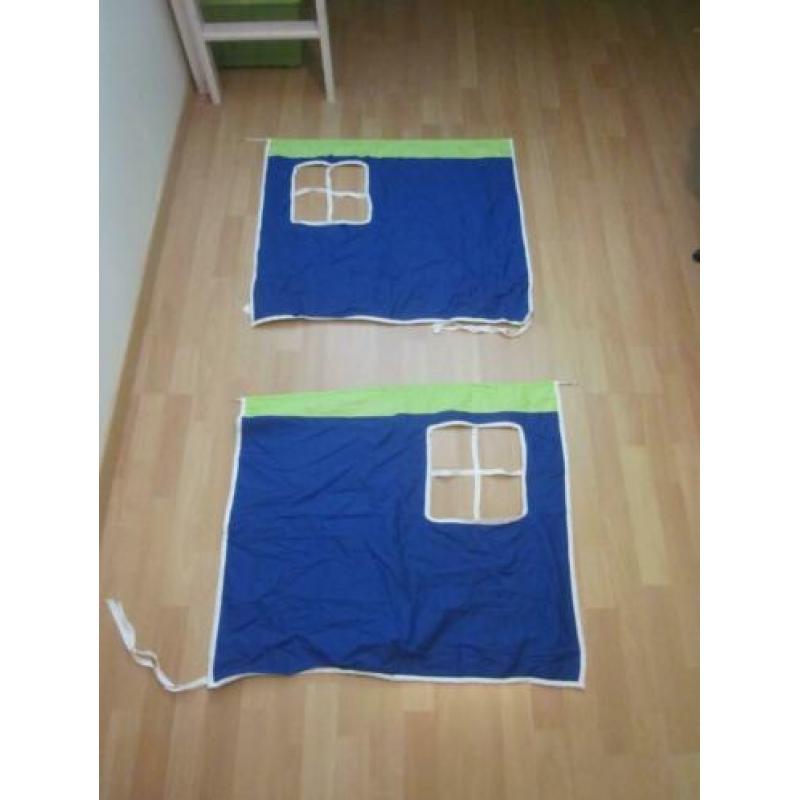 Whitewash halfhoog slaper met tent