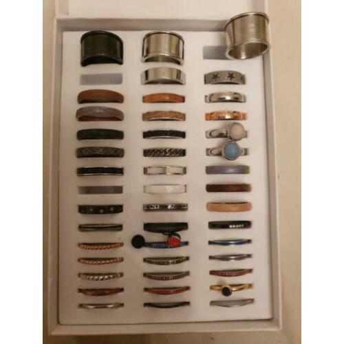 Complete ixxxi set; basis ringen 2x 19 1x 18,5 en vulring 19