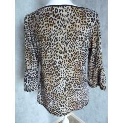 Studio Anneloes leopard traveller shirt maat S.