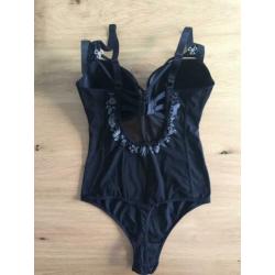 Mooie zwarte string body MARLIES DEKKERS 75C - Nieuw
