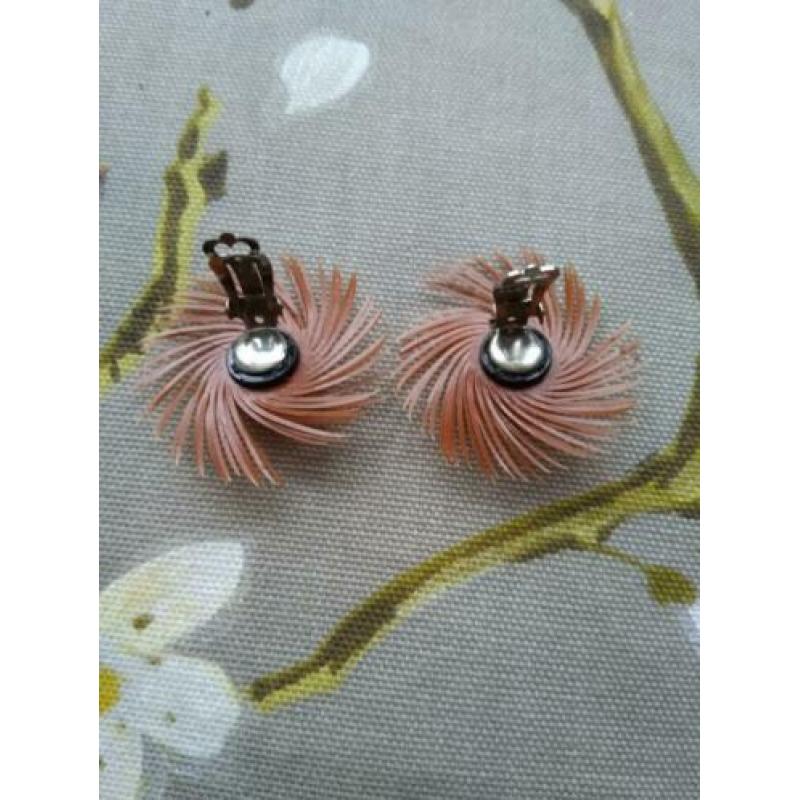 Vintage clip oorbellen