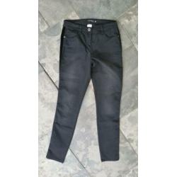 Dream star – zwarte stretch broek maat 38 zwart fluweelachti