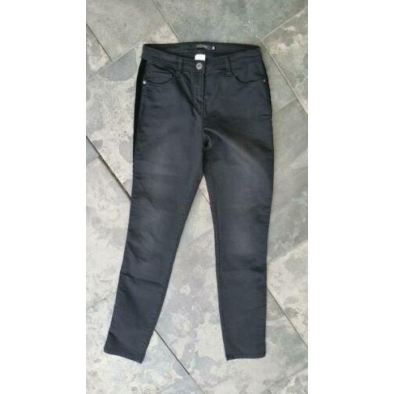 Dream star – zwarte stretch broek maat 38 zwart fluweelachti